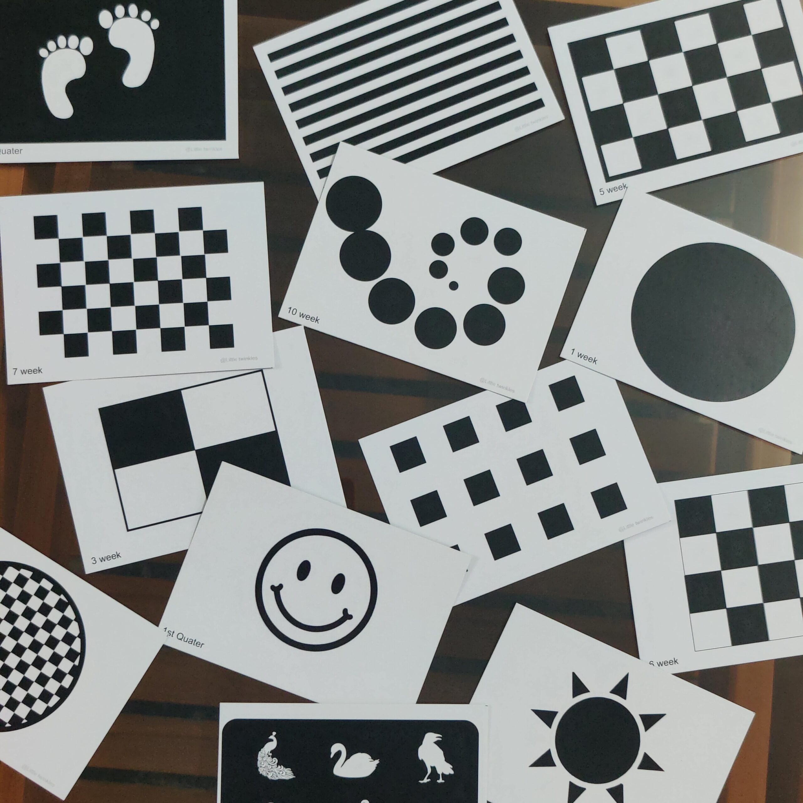 Black and white Flash cards (New born flash cards) - Image 2