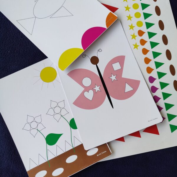 Shape sticker activity