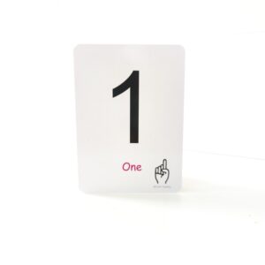 Dot Number Flash cards