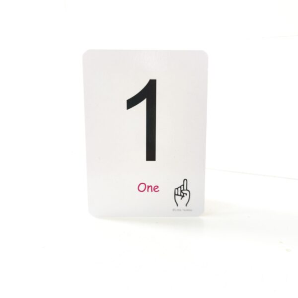Dot Number Flash cards