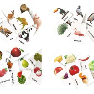 Animals, birds,fruits and vegetables FLASH CARDS