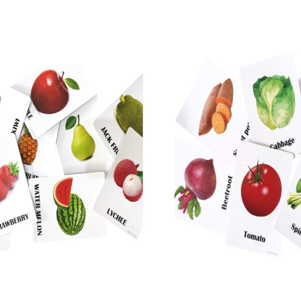 FRUITS AND VEGETABLE FLASH CARDS