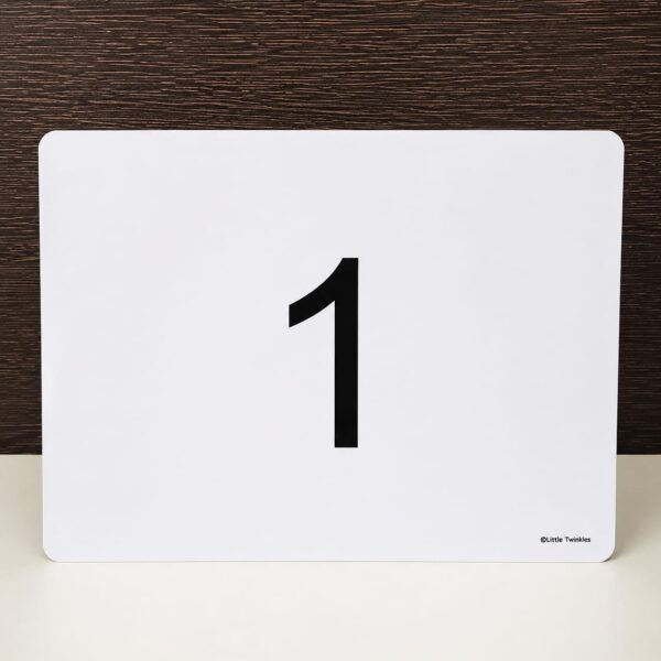 Dot Number Flash cards 1 to 100
